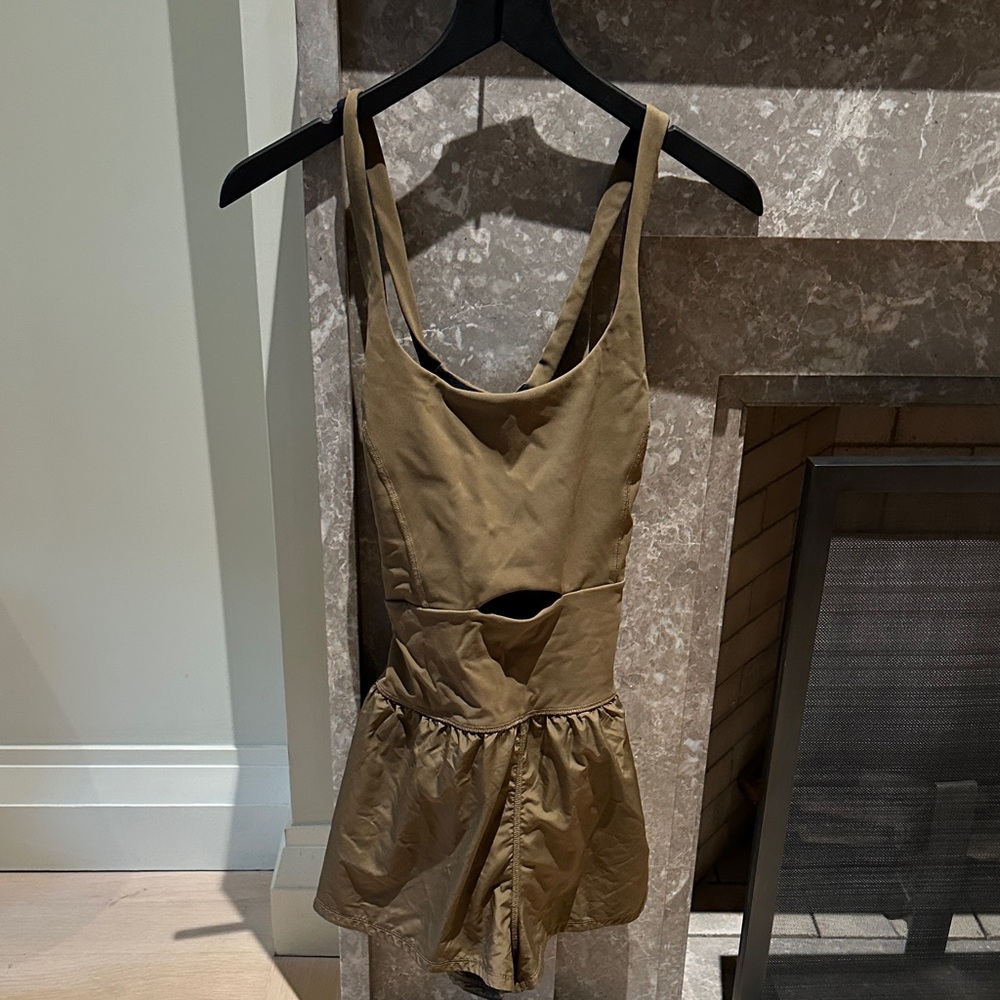 FP Movement Army Green Romper SZ L
